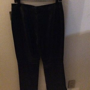 New Black Lamb Leather Dana Buchman Size12P
